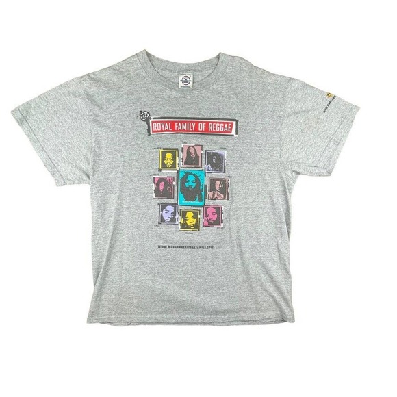 Vintage Denroy Morgan Royal Family of Reggae 71 Records rare t-shirt Heritage